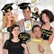 Grad Party Graduations 2025, 25PCS Graduation Photo Props, 2025 Graduation Decorations Photo Booth Props, Funny Grad Party Photo Selfie Decoration 2025 for High School University